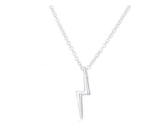 Ziggy Stardust David Bowie inspired lightning bolt pendant | Lightning necklace