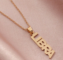 Load image into Gallery viewer, Star sign stainless steel pendants gold
