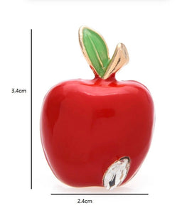 Apple brooch pin | Apple brooch | Gifts for teachers | Teacher gifts | Apple badges